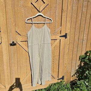 Casual Tan Jumpsuit